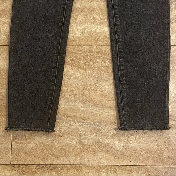 Seven7 Jeans Women’s Mid-Rise Skinny Blue Denim Size 8 Embroidered Pockets - Picture 5 of 12